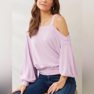 NWT FREE PEOPLE OFF THE SHOULDER LONG SLEEVE